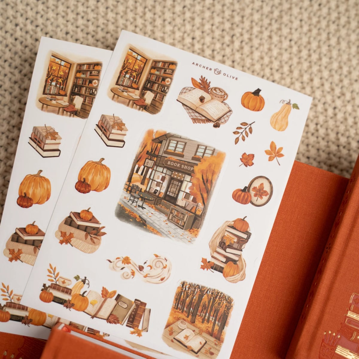 Archer & Olive Stickers - Reading Season - Sfeerfoto