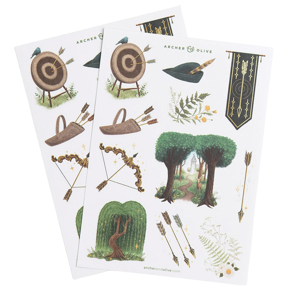Archer & Olive Stickers - The Archer