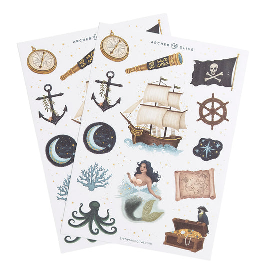 Archer & Olive Stickers - Treasure Map