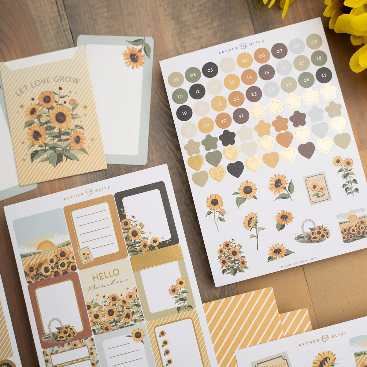 Archer & Olive Sunflower Field Kit