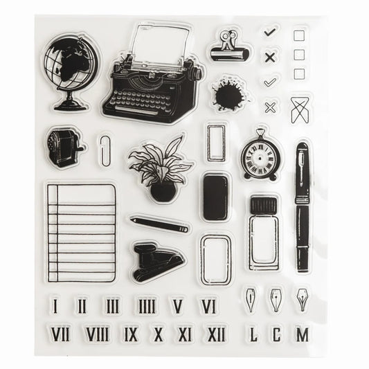 Archer & Olive Stamp Set - The Writer's Desk
