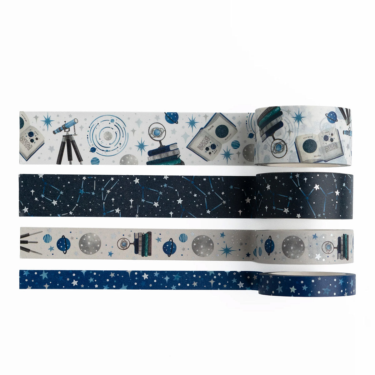 Archer & Olive Washitape Meteor Shower - op een witte achtergrond