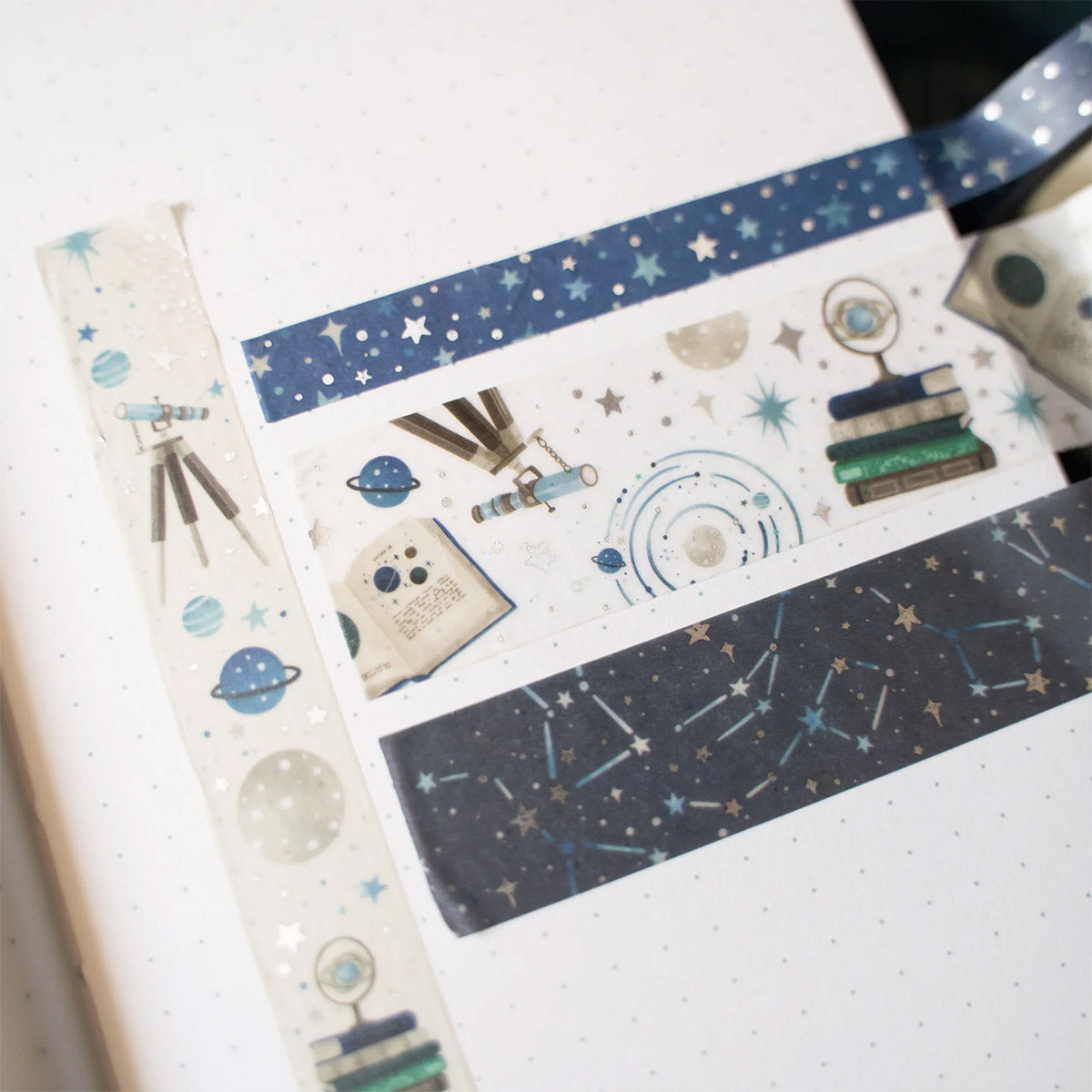 Archer & Olive Washitape Meteor Shower - in een bullet journal