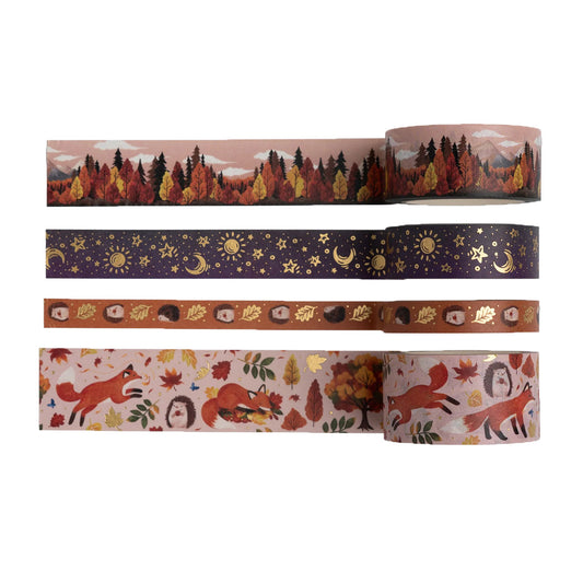 Archer & Olive Washitape Forest Foxes