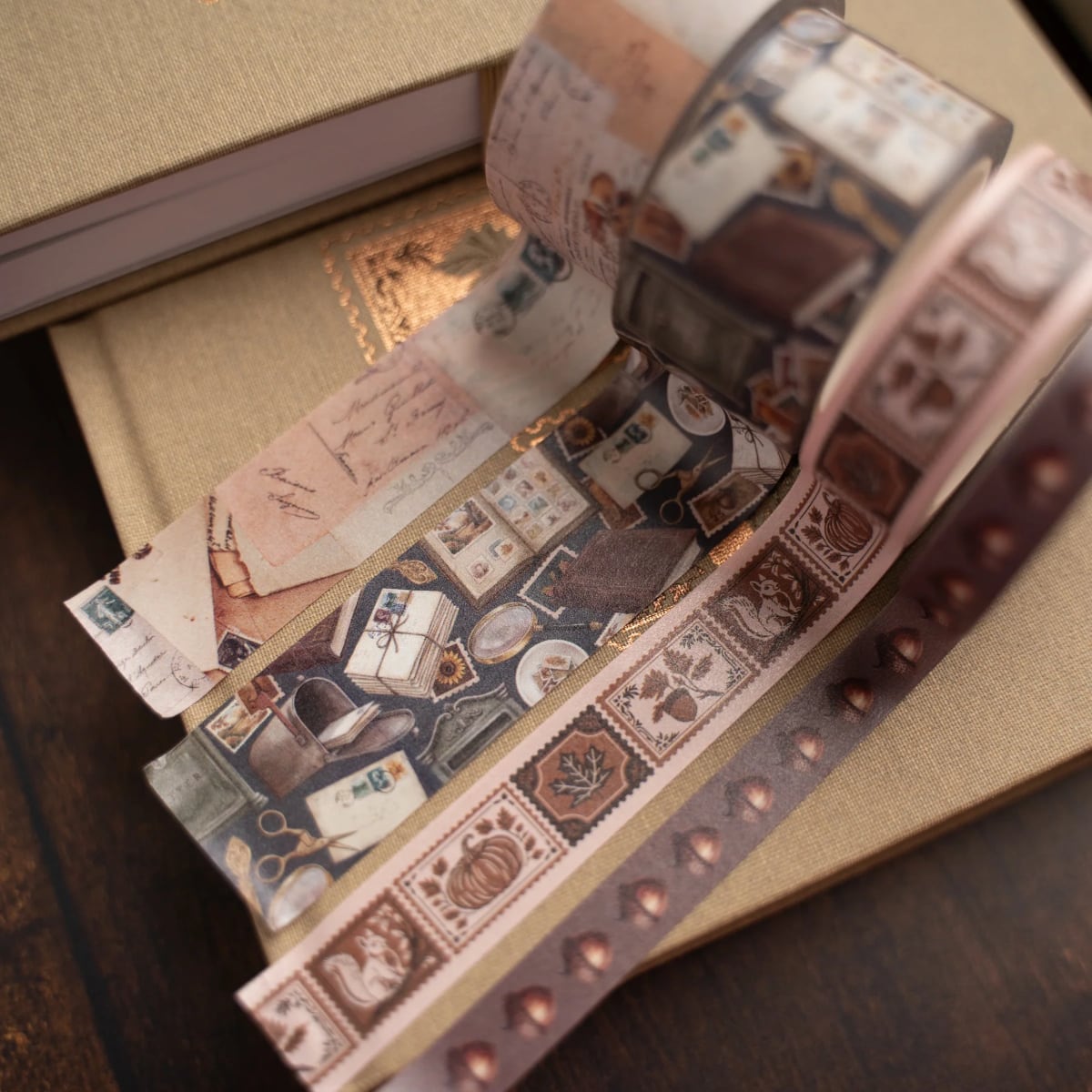 Archer & Olive Washitape - Stamp Collector - Sfeerfoto