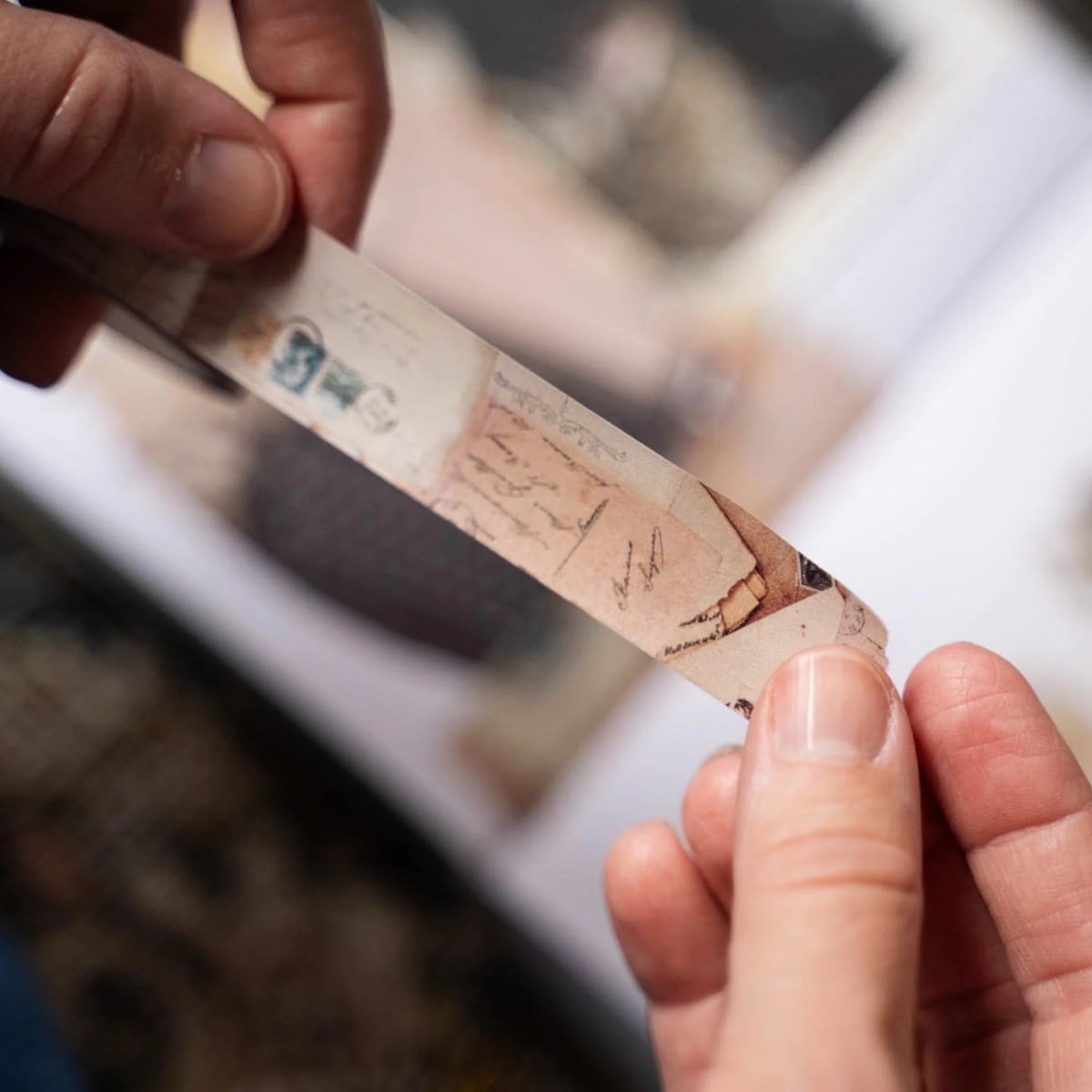 Archer & Olive Washitape - Stamp Collector - Sfeerfoto