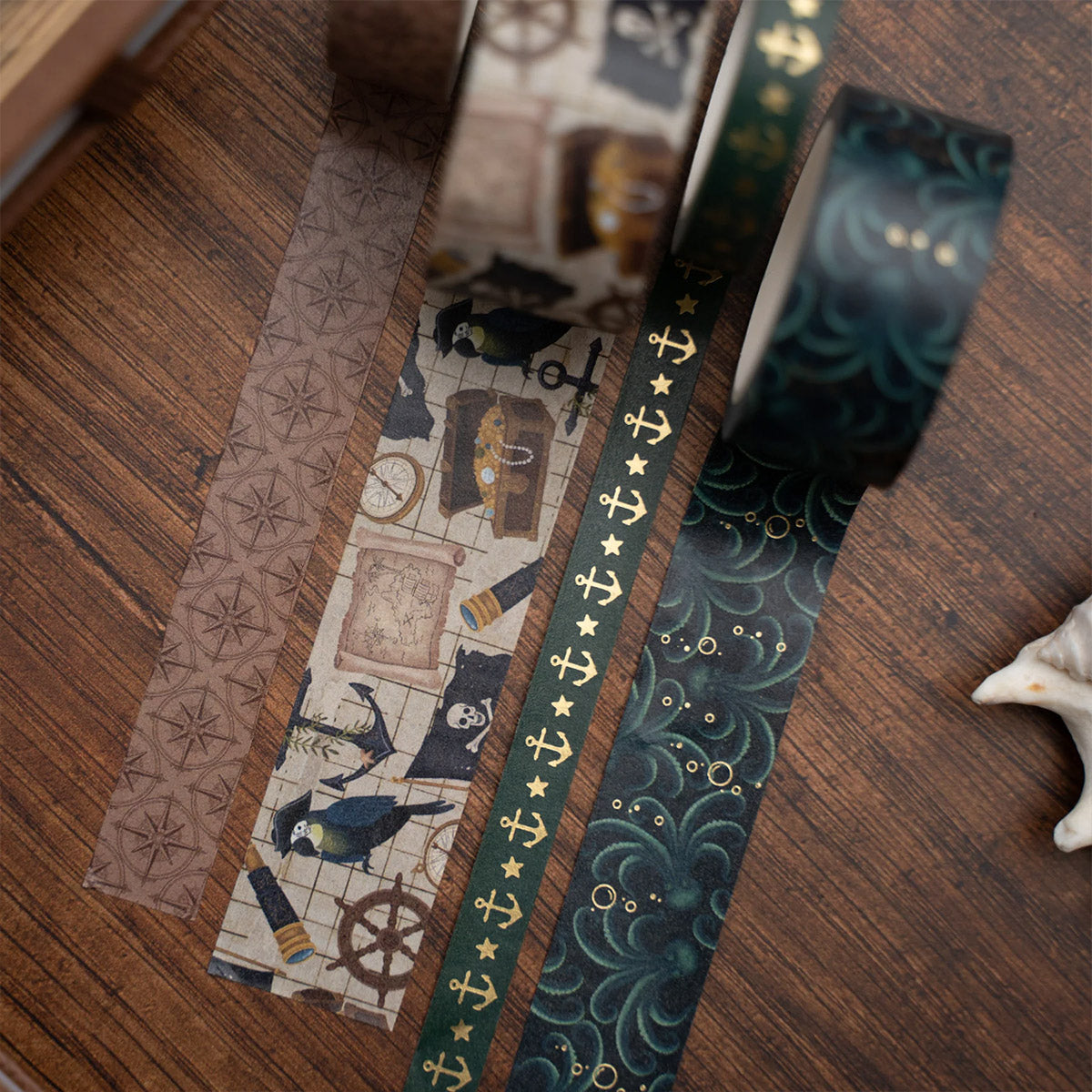 Archer & Olive Washitape - Treasure Map - Sfeerfoto van de washi tapes