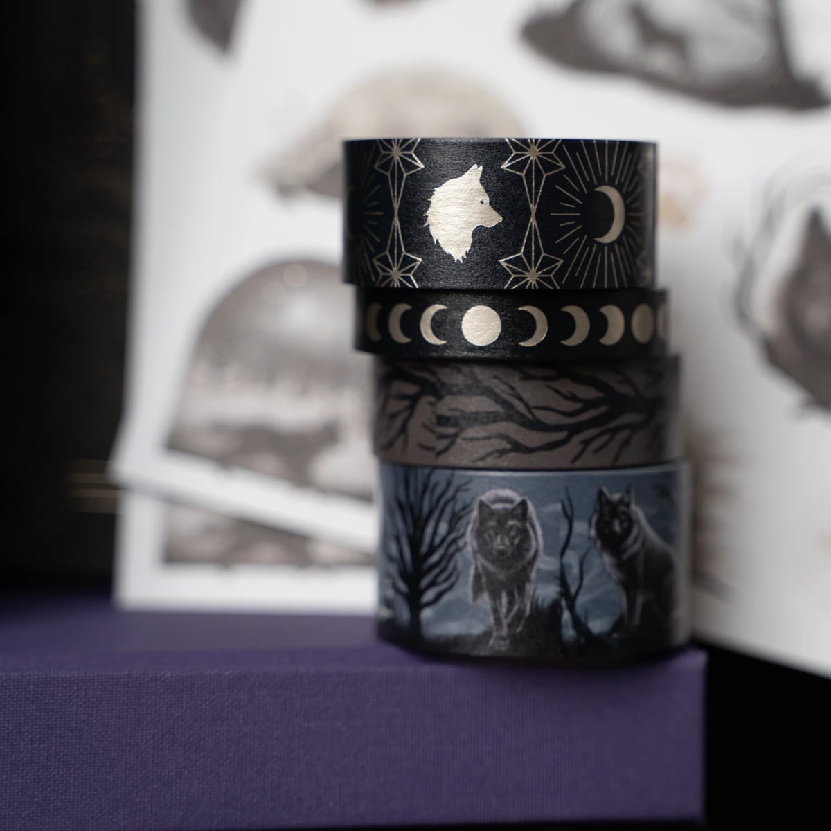 Archer & Olive Washitape - Wolf in the Night - Sfeerfoto