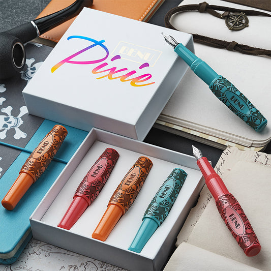 BENU Fountain Pen Pixie - Jolly Roger Vintage Set