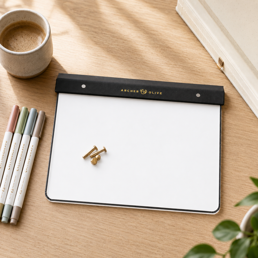 Archer & Olive Notepad Backing + Screws + Box Set - Sfeerfoto
