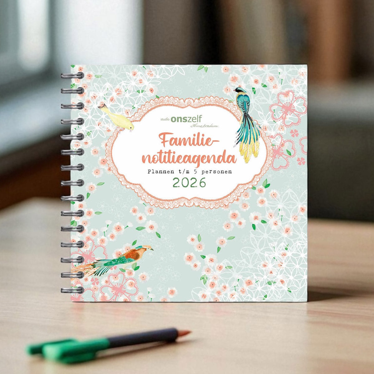 Studio Onszelf Familie Agenda 2026 - Sweet Birds - Sfeerfoto