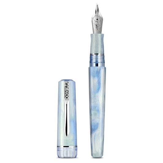 Consul Fountain Pen Origin Glacier - Vulpen Open op witte achtergrond