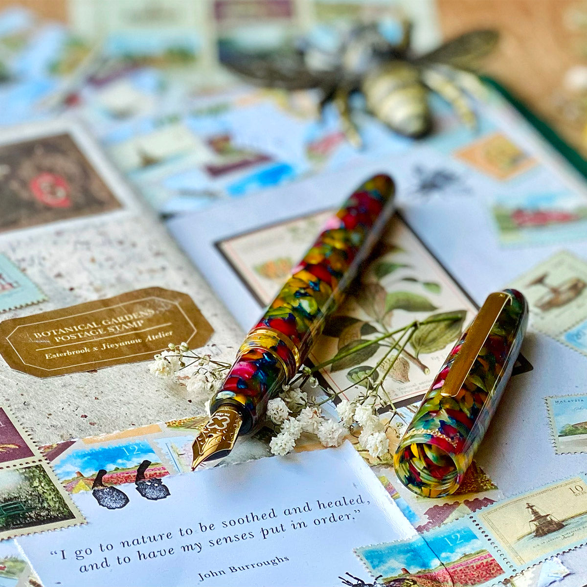 Esterbrook Estie Botanical Gardens GT Fountain Pen - Sfeerfoto