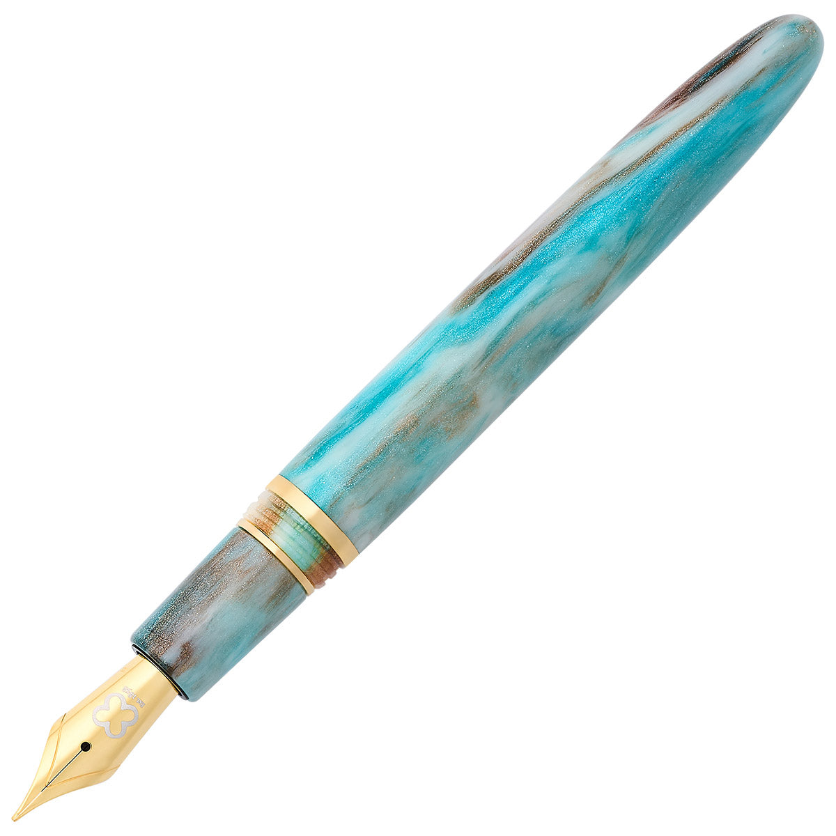 Esterbrook Estie Avalanche GT Fountain Pen - Zonder dop op een witte achtergrond