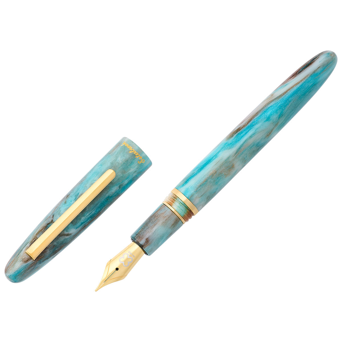 Esterbrook Estie Avalanche GT Fountain Pen - met dop ernaast