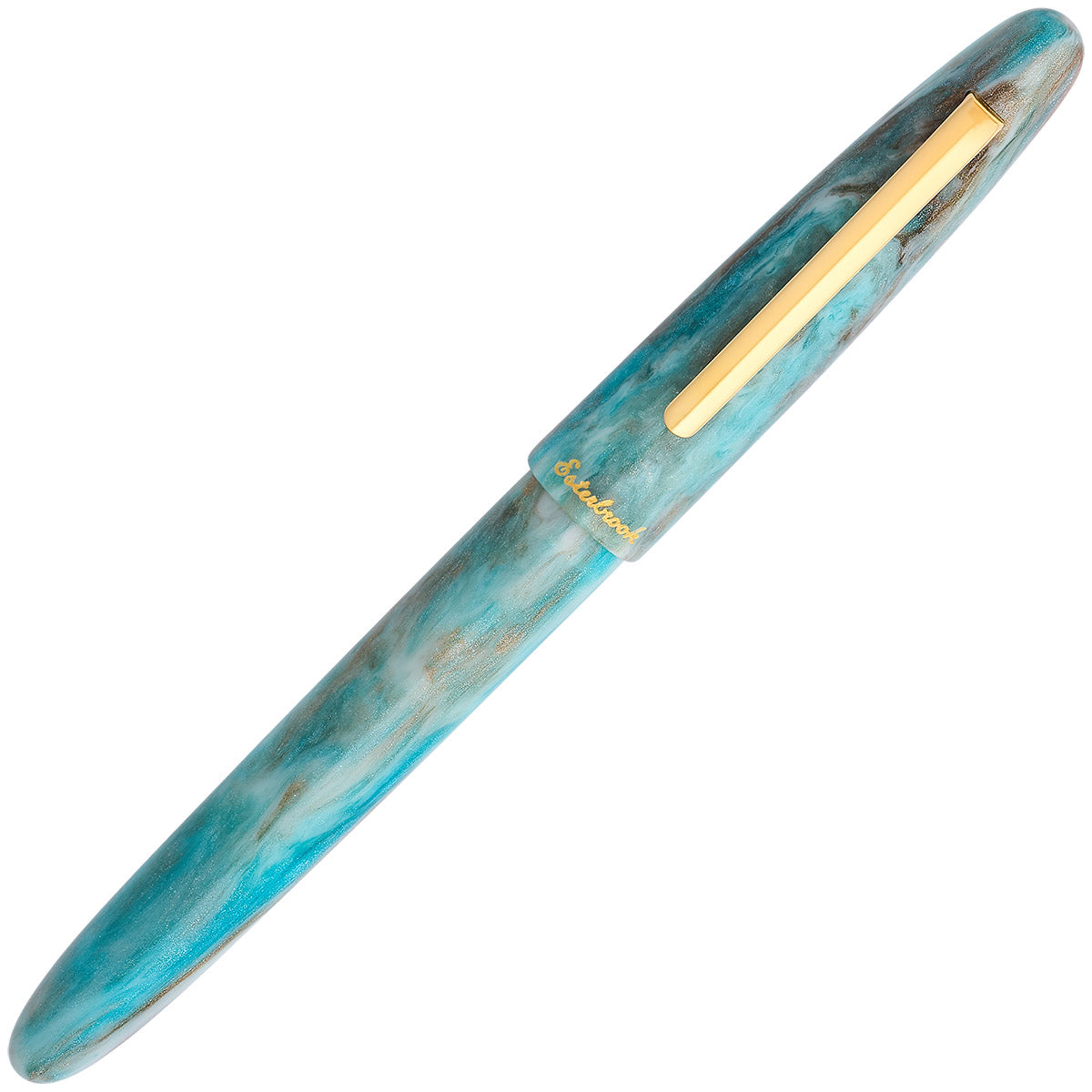 Esterbrook Estie Avalanche GT Fountain Pen - Met Dop op een witte achtergrond