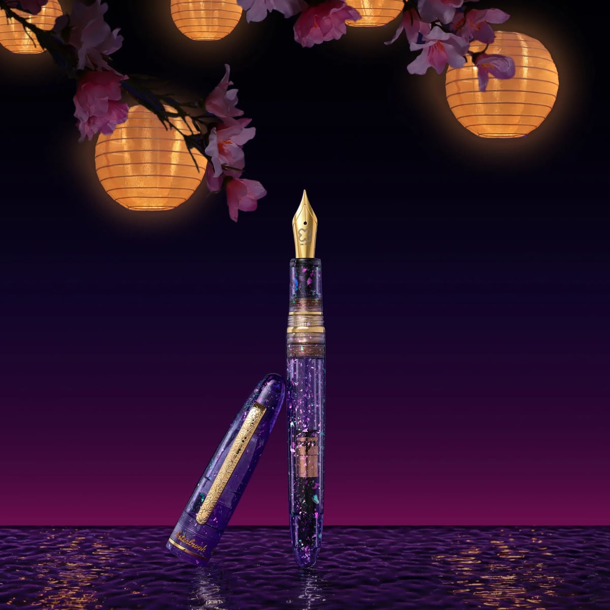 Esterbrook Estie Sakura Street GT Fountain Pen - Sfeerfoto