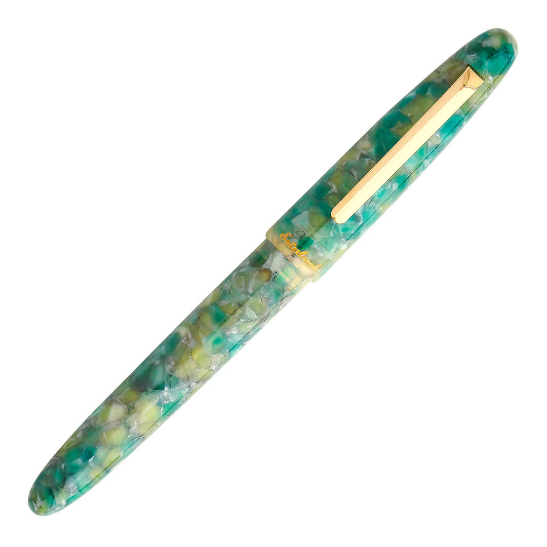 Esterbrook Estie Sea Glass GT Fountain Pen - Met Dop op de vulpen