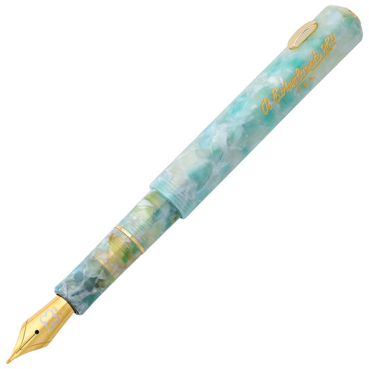 Esterbrook Fountain Pen Niblet - Sea Glass - Open vulpen op een witte achtergrond