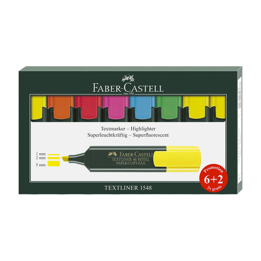Faber-Castell Tekstmarker Metallic Effects - Set van 8