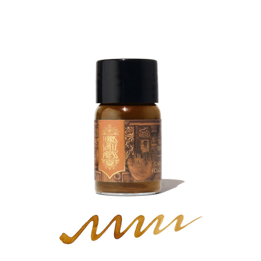 Ferris Wheel Press Inkt 10ml - Russet Typecase