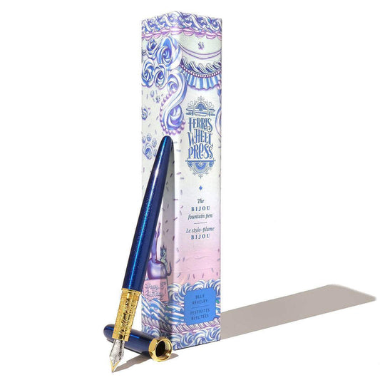 Ferris Wheel Press The Bijou Fountain Pen - Blue Revelry - Medium [Limited Edition] - 24Papershop