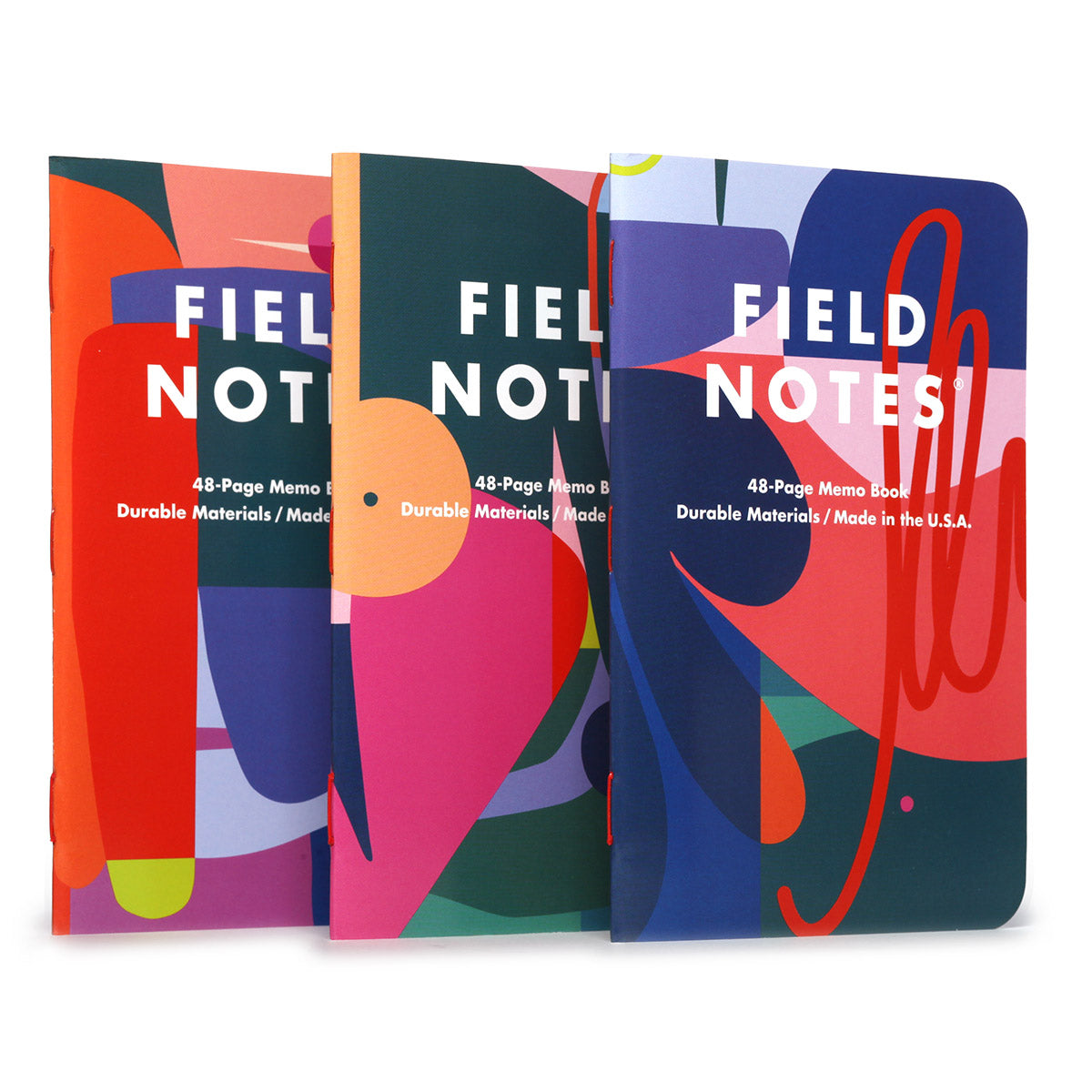 Field Notes Flora Limited Edition notitieboekje met kleurrijke, abstracte omslagontwerpen