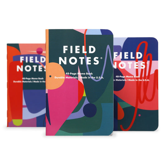 Field Notes Flora Limited Edition notitieboekje met kleurrijke, abstracte omslagontwerpen