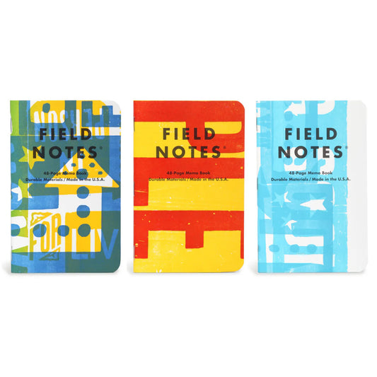 Field Notes Hatch Limited Edition notitieboekje met uniek letterpress omslagontwerp