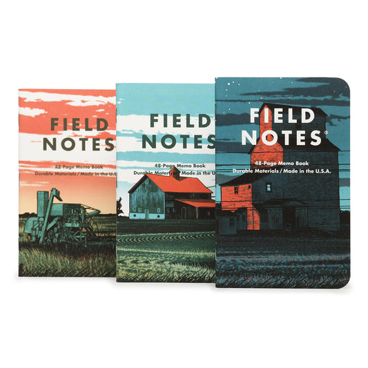 Field Notes Heartland Limited Edition notitieboekje met panoramische boerderij-illustratie