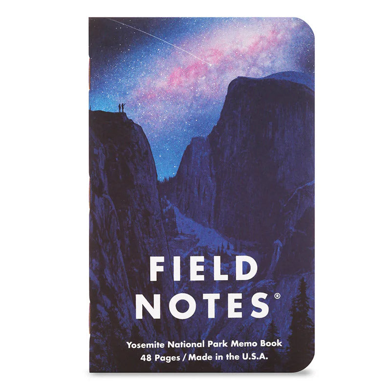Field Notes National Parks Serie A notitieboekjes – Yosemite, Zion en Acadia illustraties