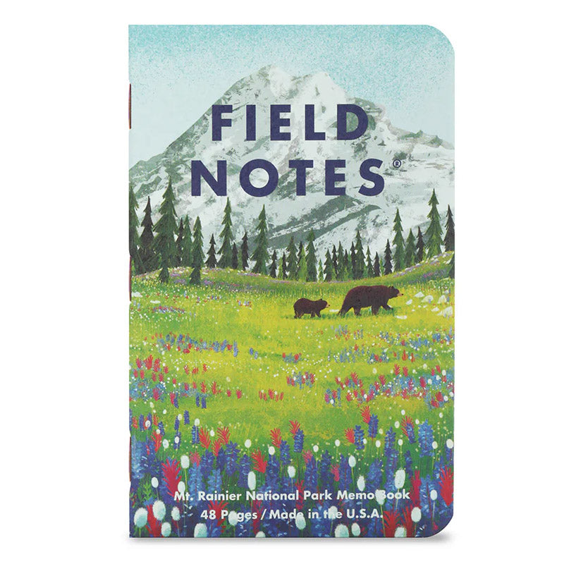 Field Notes National Parks Serie B – Grand Canyon, Joshua Tree en Mount Rainier covers