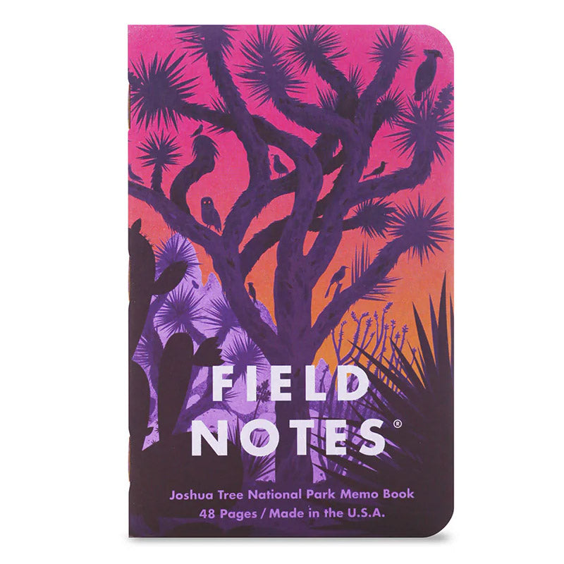 Field Notes National Parks Serie B – Grand Canyon, Joshua Tree en Mount Rainier covers
