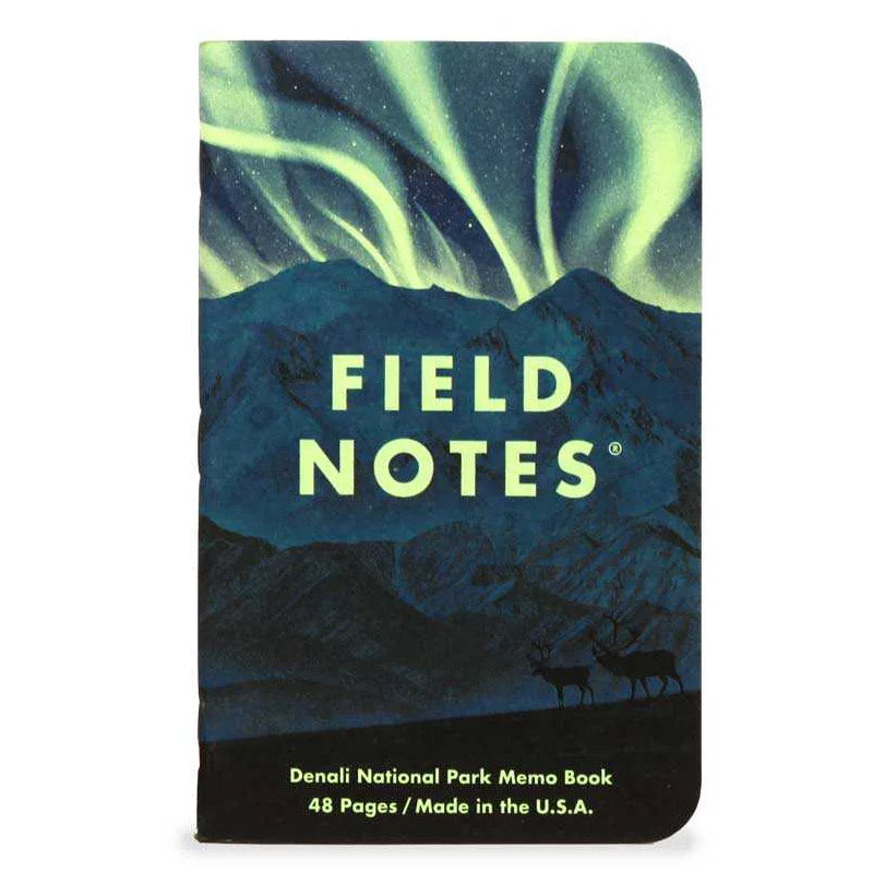 Field Notes National Parks Serie E – Denali, Cuyahoga Valley en Olympic limited edition