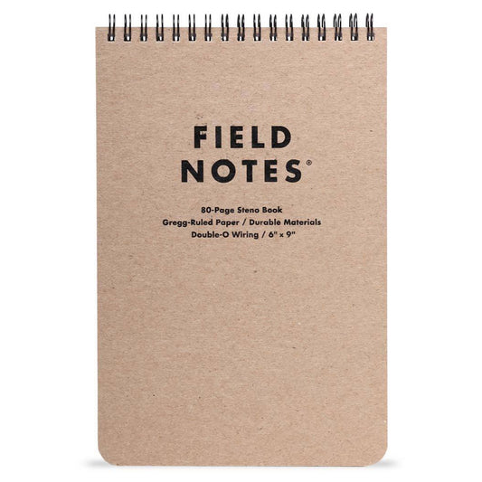 Field Notes Steno Pad – 80 Pagina’s Gregg-Ruled (15 × 23 cm)