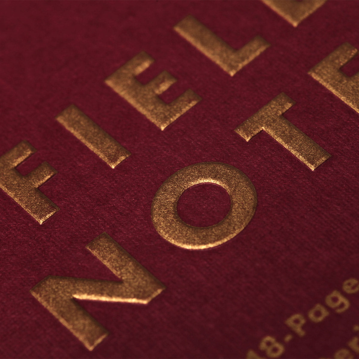 Field Notes Vintage Limited Edition notitieboekje met linnen textuur en gouden accenten