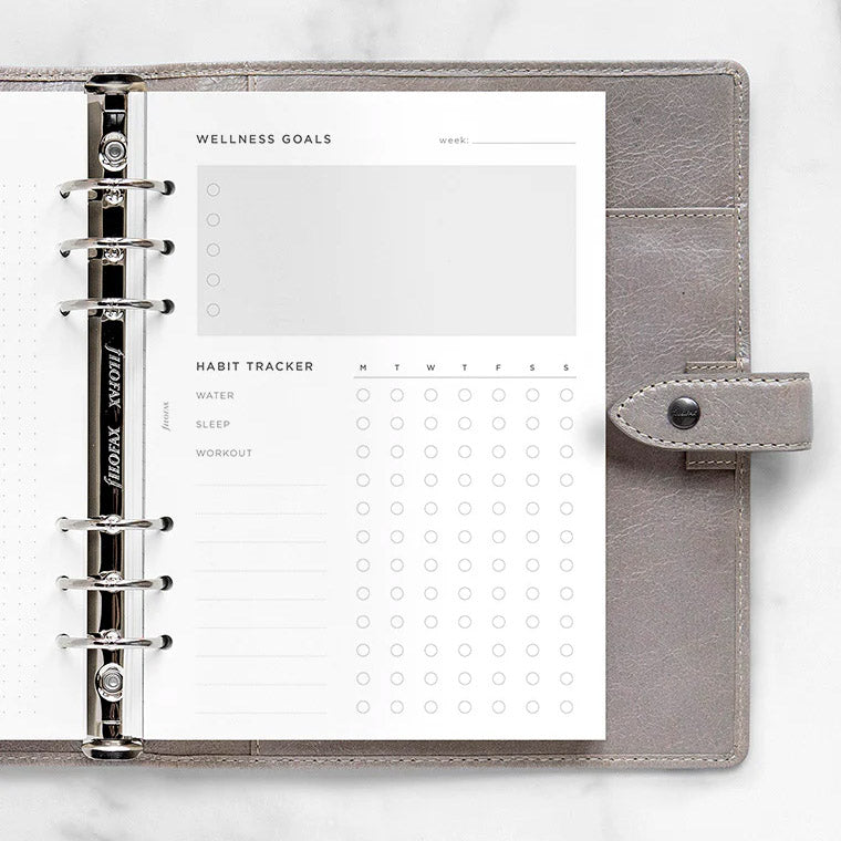 Filofax Organiser & Clipbook Navulling A5 - Wellness Planner