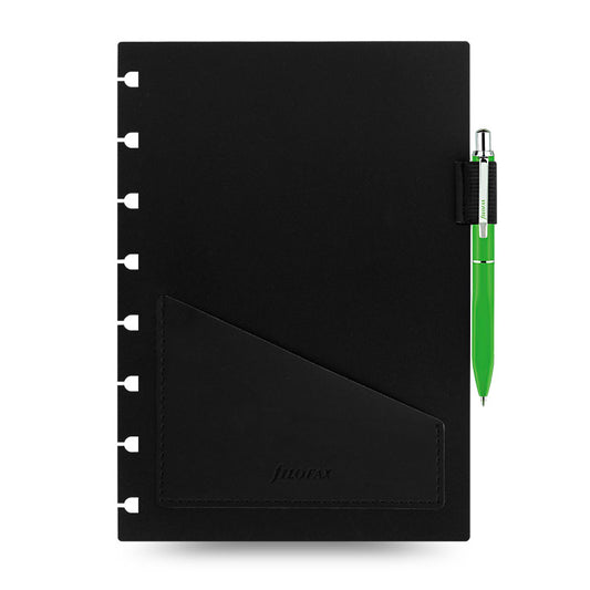 Filofax Hervulbare Notitieboek A5 Penholder Pen - Groen