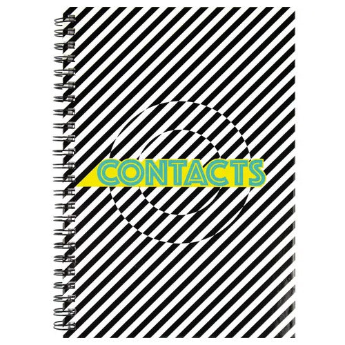 Kangaro Adresboek A5 - Zwart/Wit