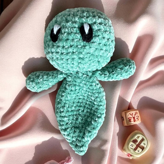 Knuffel Kleine Boe – Handgemaakt & Zacht - Pastel Groen