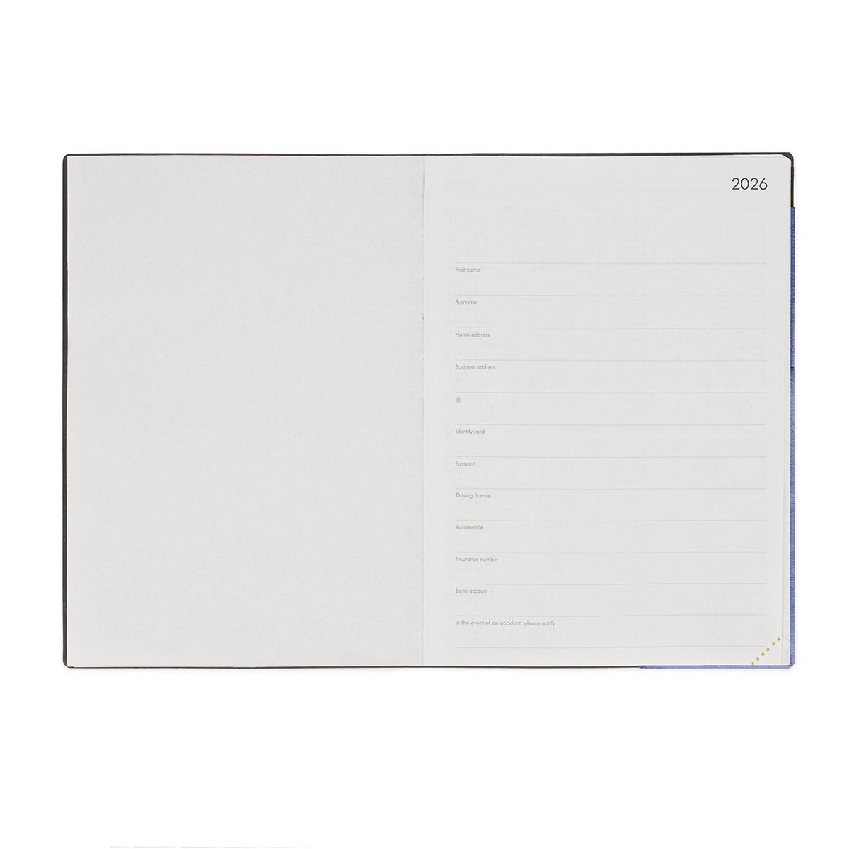 Legami Agenda 2026 Large - Future Dusk - Inhoudspagina