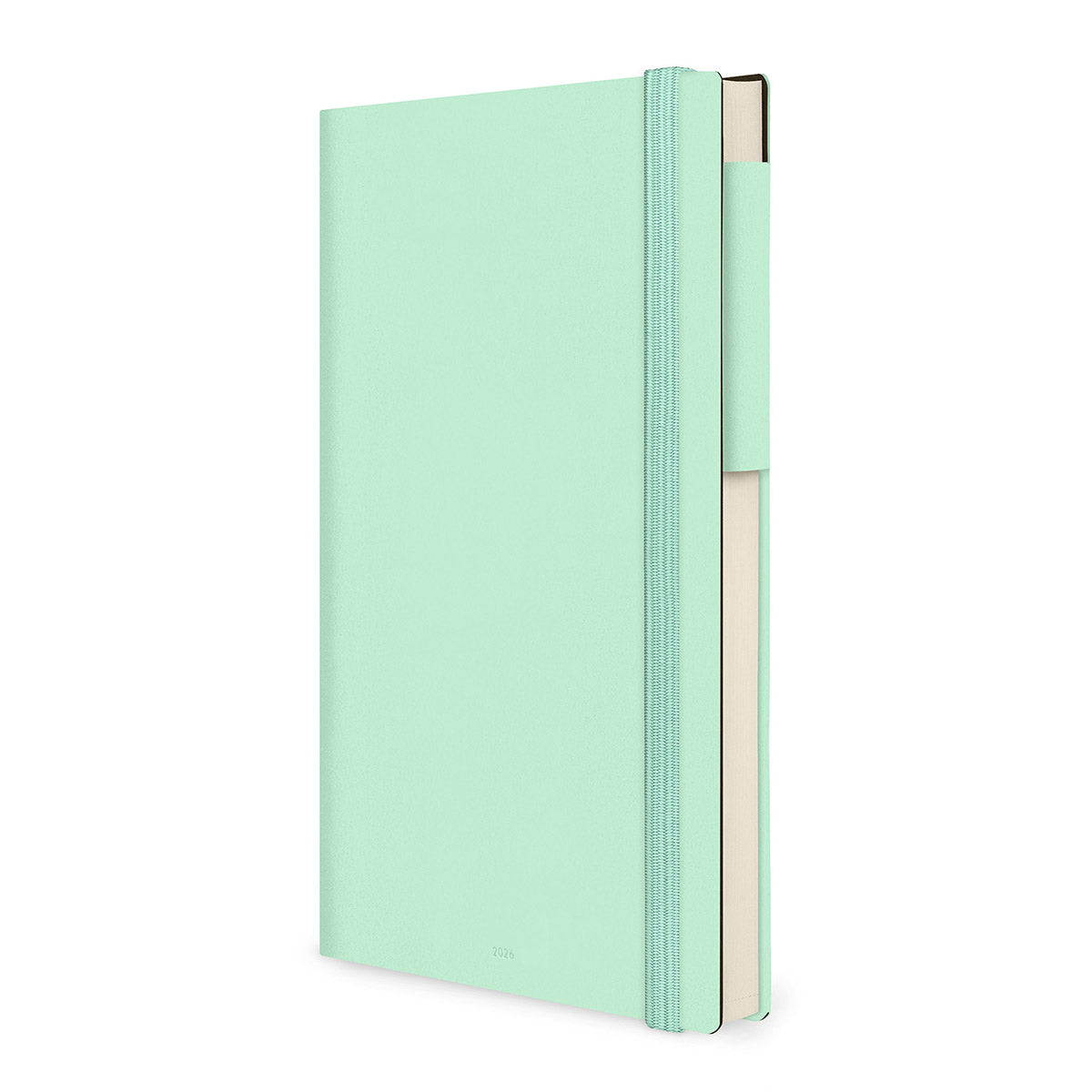 Legami Agenda 2026 Large - Pastel Mint - Schuine voorkant op een witte achtergrond