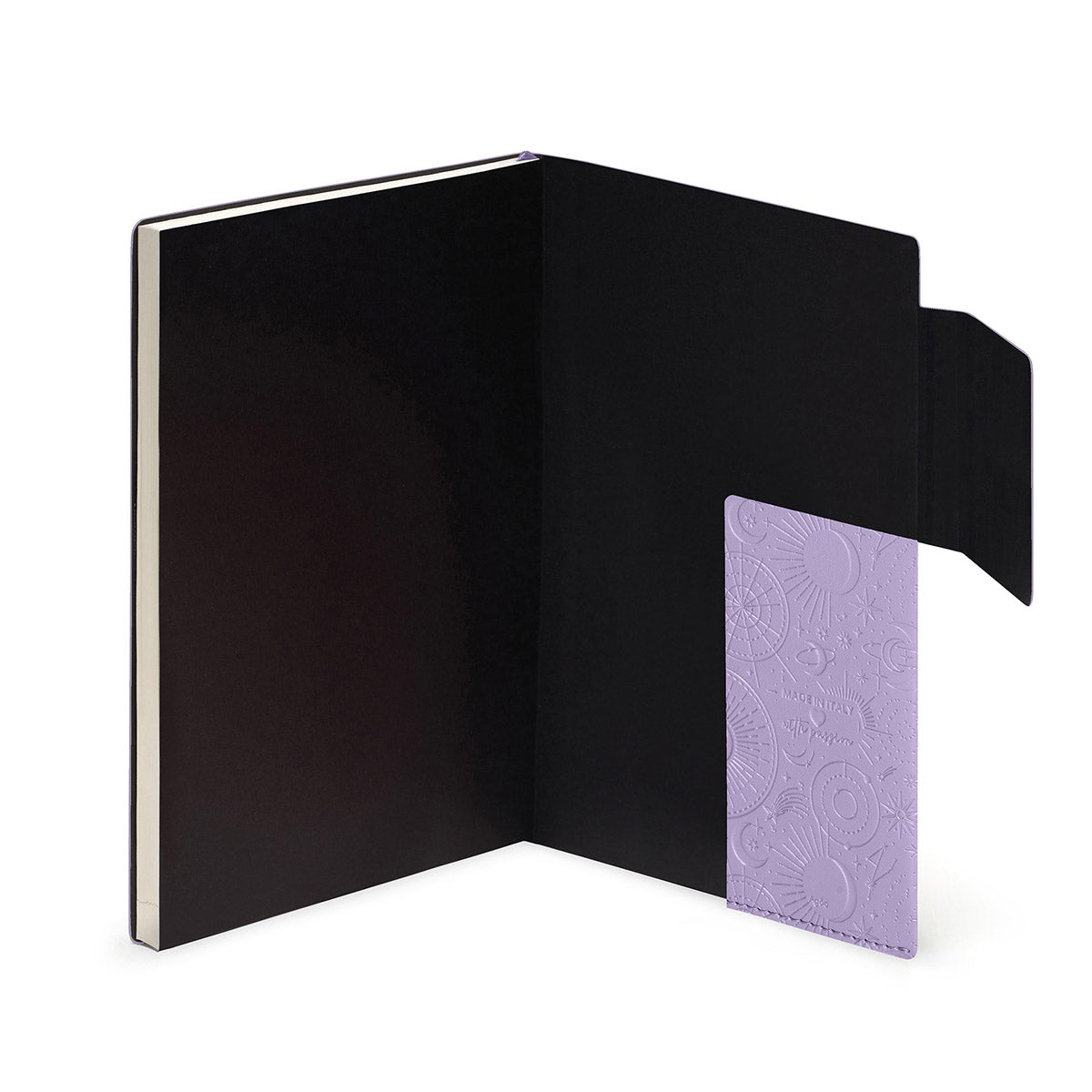 Legami Agenda 2026 Maxi - Mystic Lilac - Detail van het vakje achter in de agenda