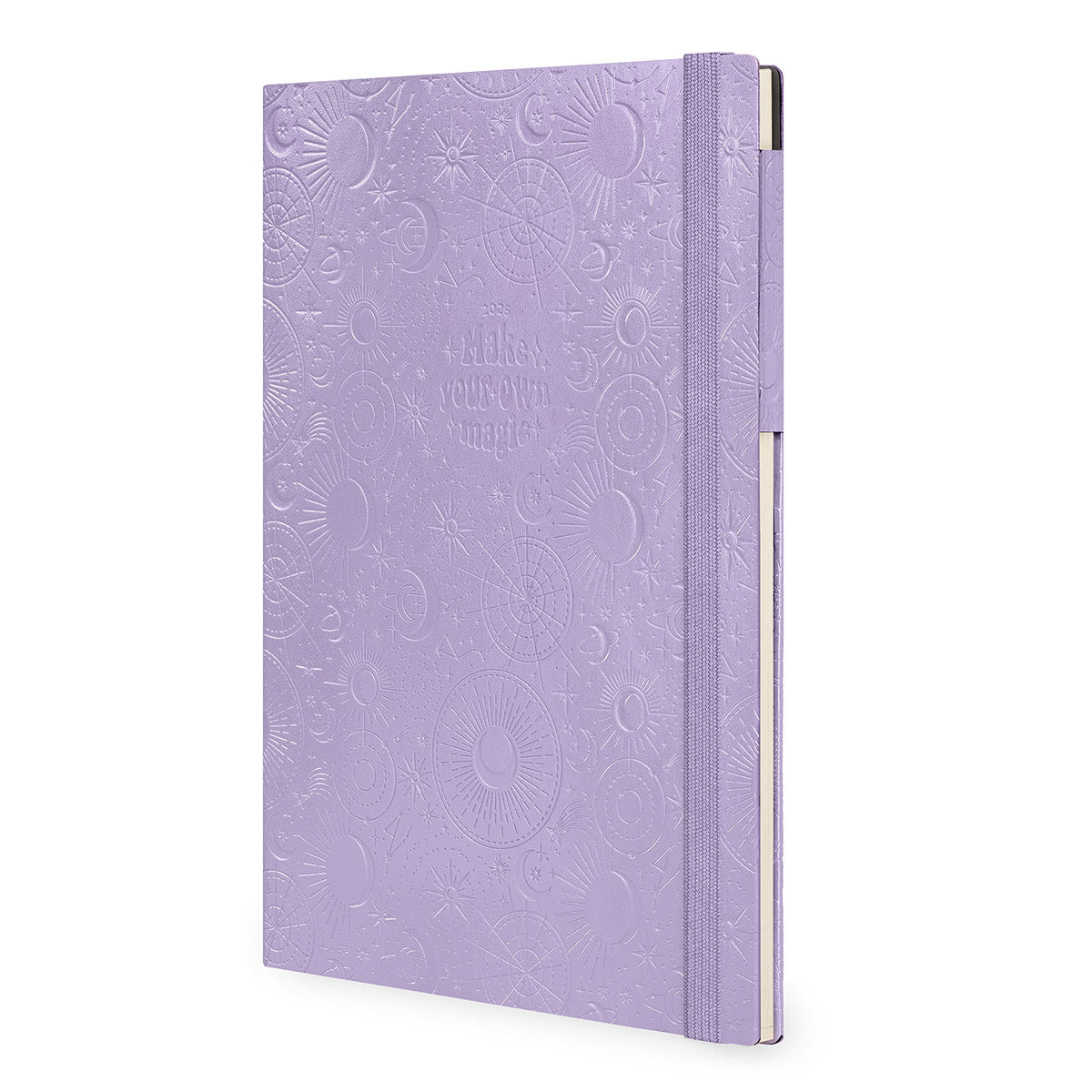 Legami Agenda 2026 Maxi - Mystic Lilac - Voorkant schuin gepositioneerd op een witte achtergrond