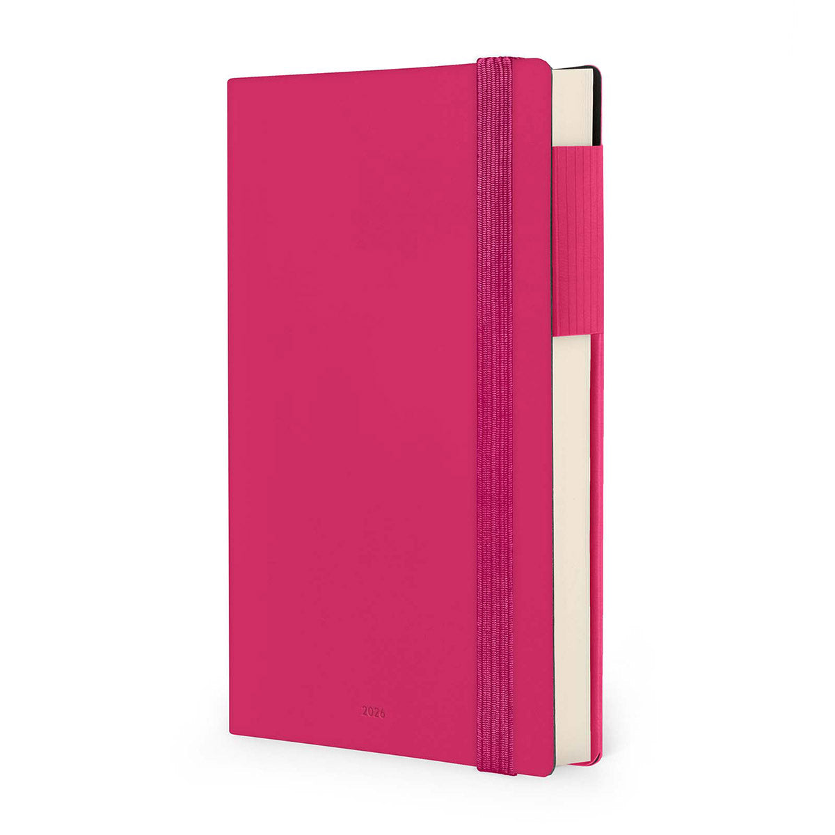 Legami Agenda 2026 Medium Week - Raspberry - Schuine voorkant op een witte achtergrond