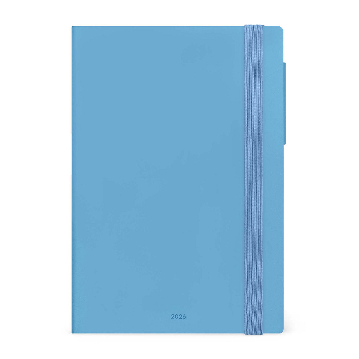 Legami Agenda 2026 Medium Week - Retro Blue - Voorkant op een witte achtergrond