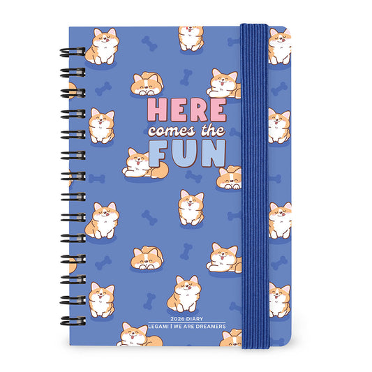 Legami Agenda 2026 Small Week Spiraal - Corgi