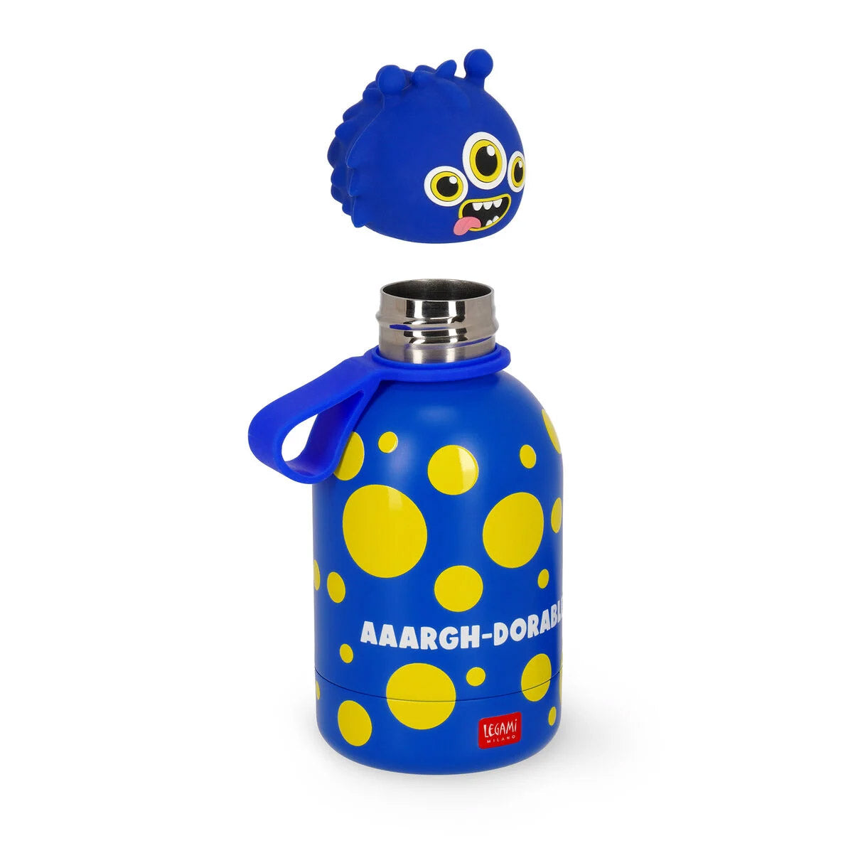 Legami Kids Vacuum Bottle Monster – Hot & Cold - Geopend
