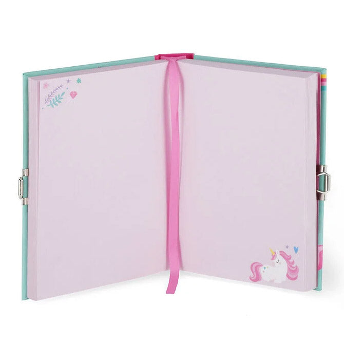 Legami Dagboek My Secret Diary - Unicorn Opengeslagen met witte pagina's