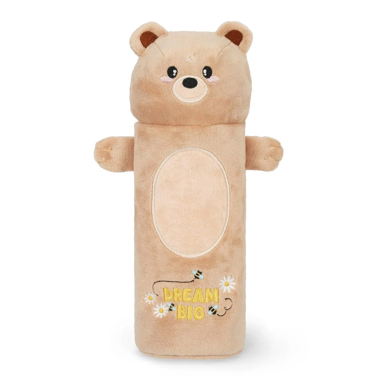 Legami Etui Super Soft - Teddy Bear - voorkant op een witte achtergrond
